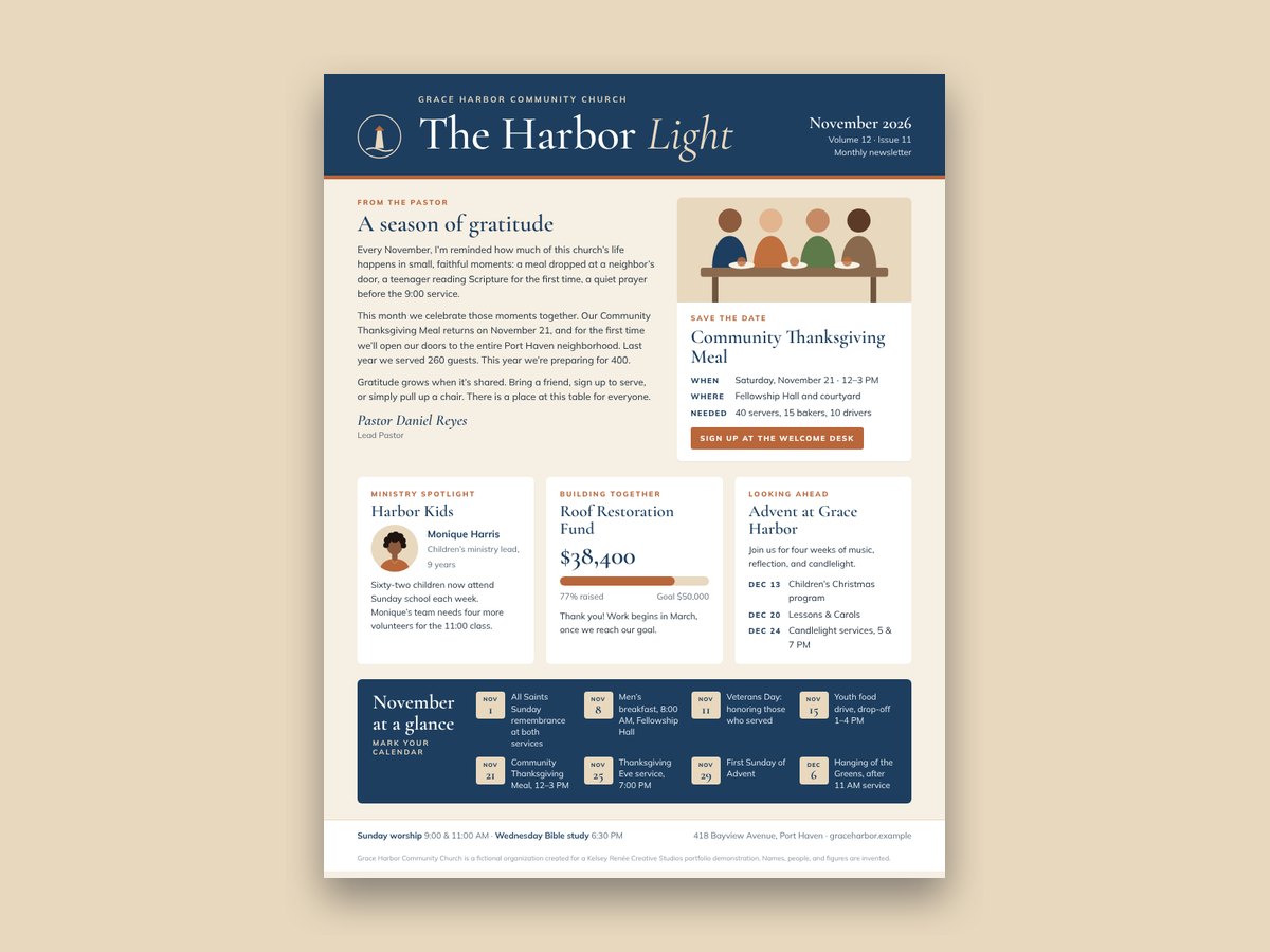 Preview of The Harbor Light for Grace Harbor Community Church