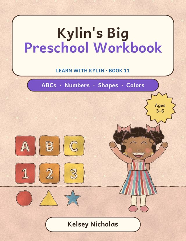 Cover of Kylin’s Big Preschool Workbook
