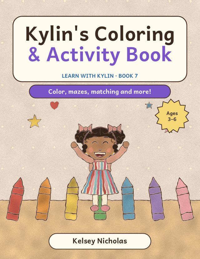 Cover of Kylin’s Coloring & Activity Book